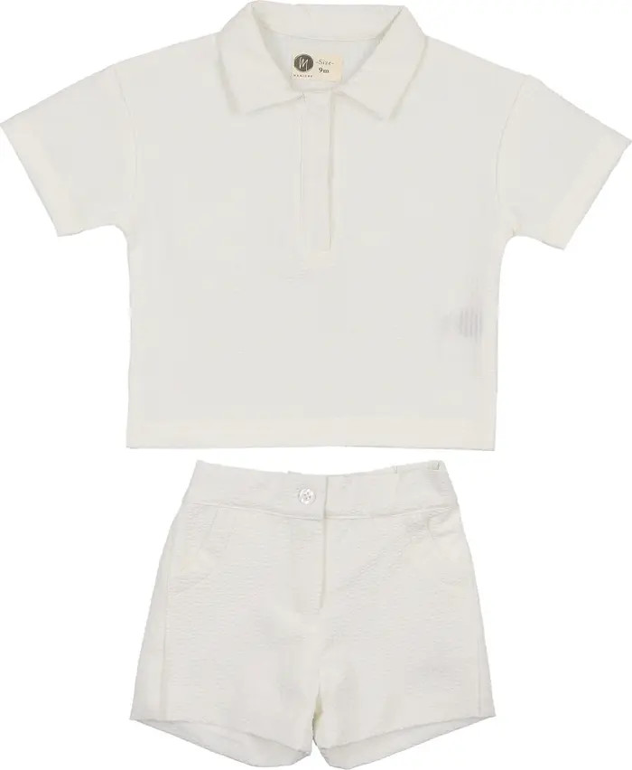 Kids' Seersucker Polo & Shorts Set | Nordstrom