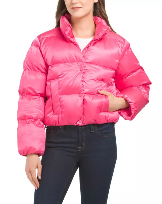 Women's puffer coats hot sale tj maxx