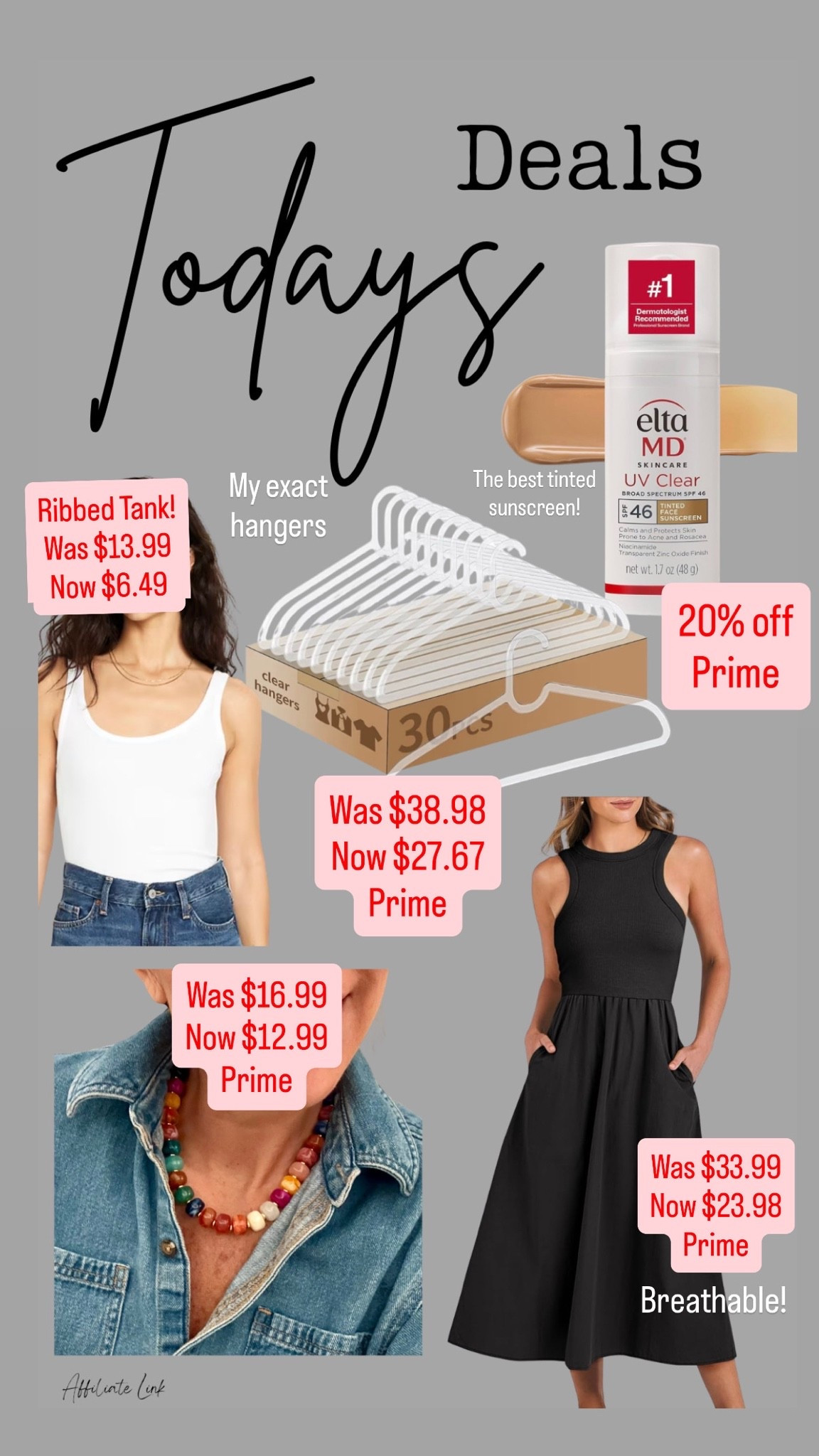 Today’s deals
Sunscreen
Summer beauty
Summer basic
Ripped tank top
Closet organization
Home finds
Amazon home
Summer jewlery
Amazon jewlery
Vacation dress
Every day dress

#LTKSaleAlert #LTKdayinmylife #LTKMidsize