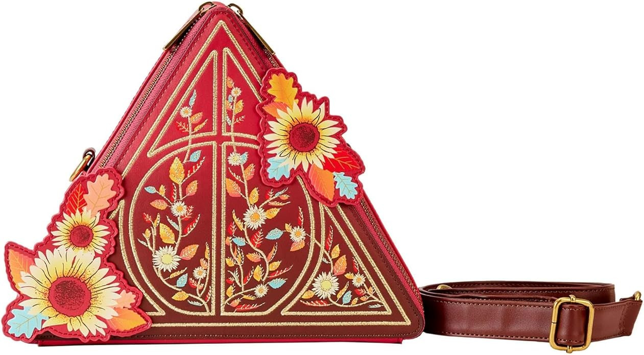 Loungefly Harry Potter Deathly Hallows Fall Crossbody Bag | Harry Potter Bags | Amazon (US)