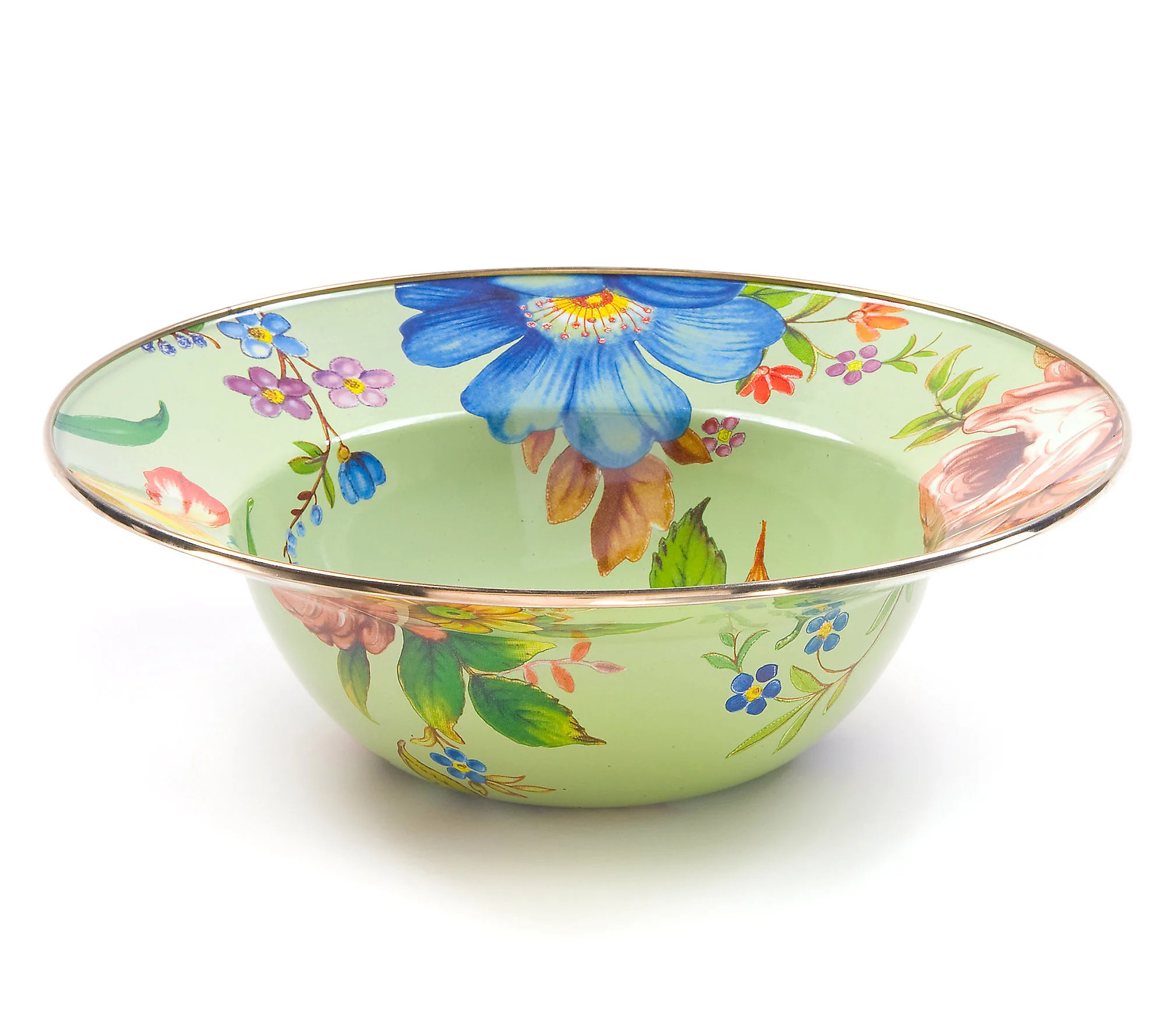 As Is Mackenzie-Childs Enamel Serving Bowl | QVC