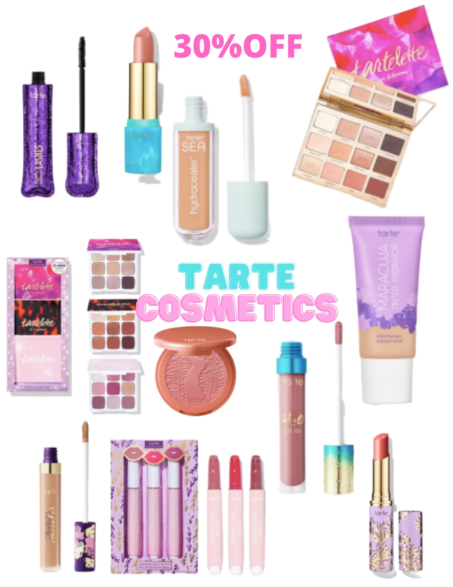 Tarte Cosmetics Sale 
30% OFF
Here are some of my favorites 

#LTKHoliday #LTKCyberweek #LTKGiftGuide