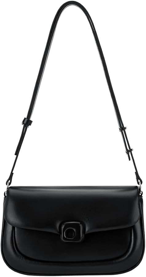 LA FESTIN Cowhide Leather Shoulder Bag for Women - Adjustable Strap Crossbody satchel bags for wo... | Amazon (US)