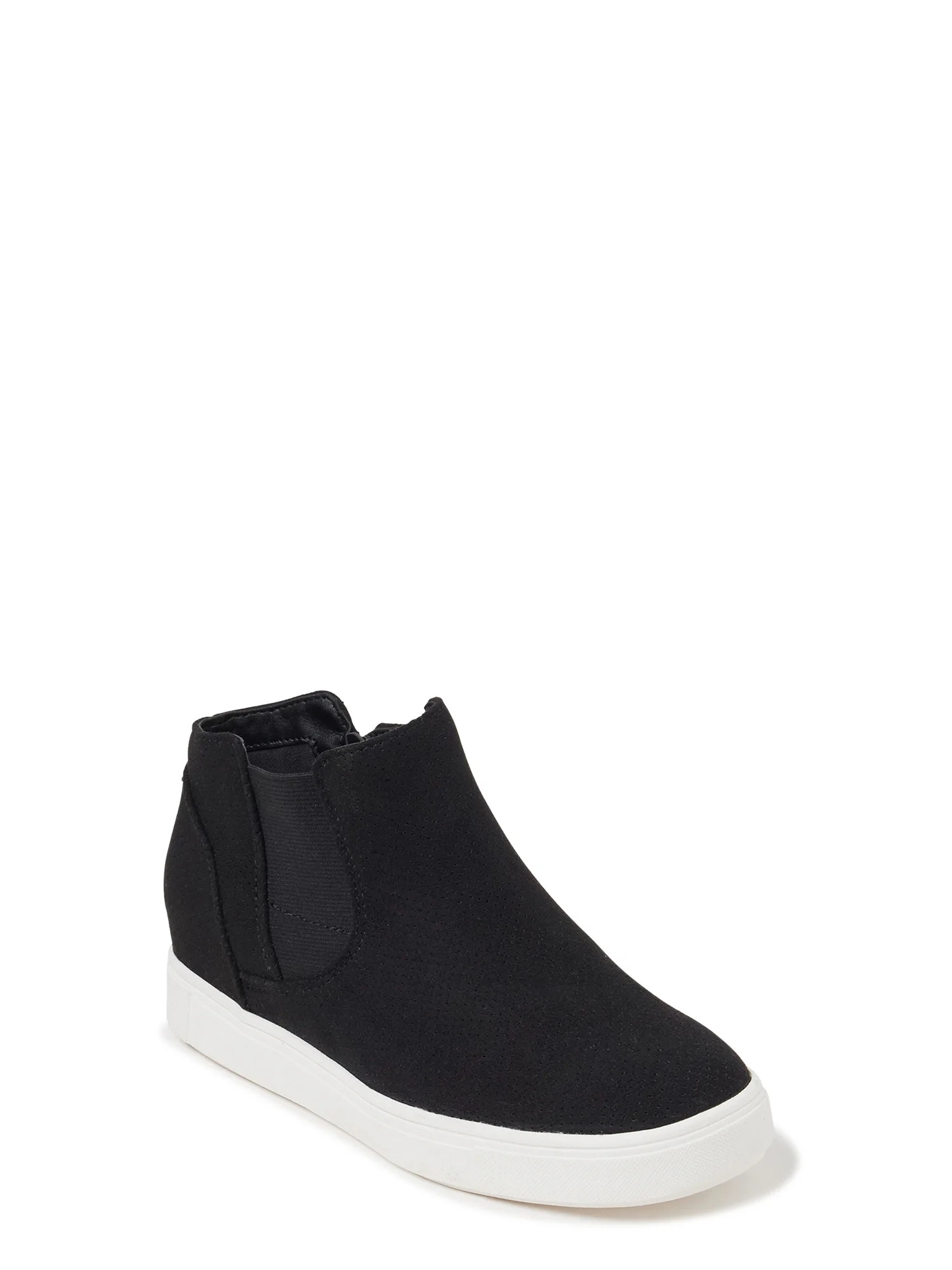 Time and Tru Women's Wedge Bootie Sneakers, Wide Width Available | Walmart (US)