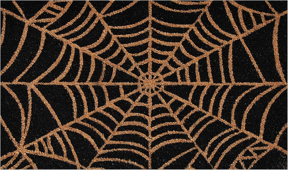 callowaymills 101951729 Scary Web Doormat, 17x29, Black and Natural | Amazon (US)