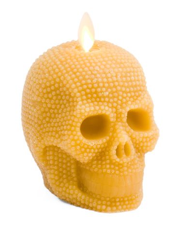 Studded Skull Led Candle | TJ Maxx