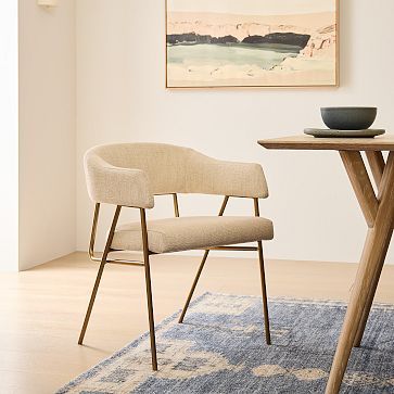 Wire Frame Dining Arm Chair | West Elm (US)