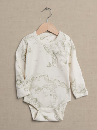 Essential SUPIMA® Long-Sleeve Bodysuit for Baby | Banana Republic (US)
