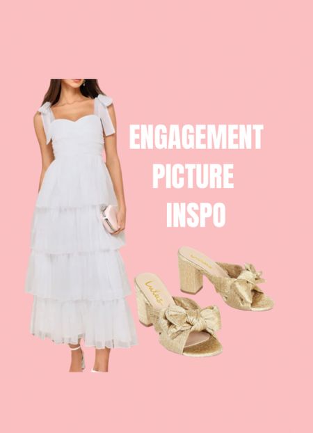 Engagement picture outfit inspiration! Dress under $100 and shoes under $50 💗

#LTKfindsunder100 #LTKstyletip #LTKfindsunder50