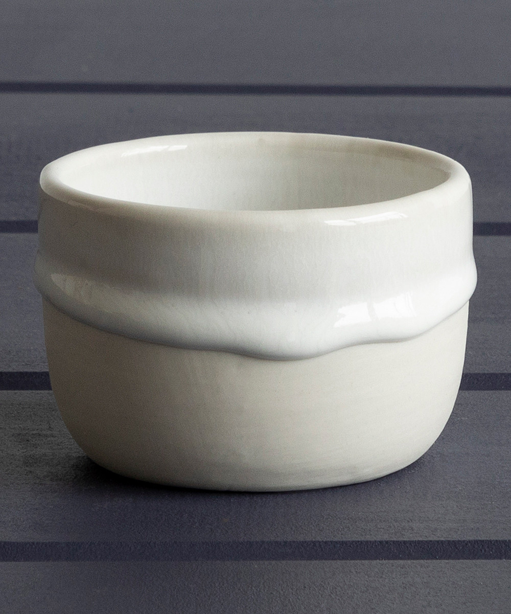 FLOOR | 9 Outdoor Planters - Dripped White Mini Planter | Zulily