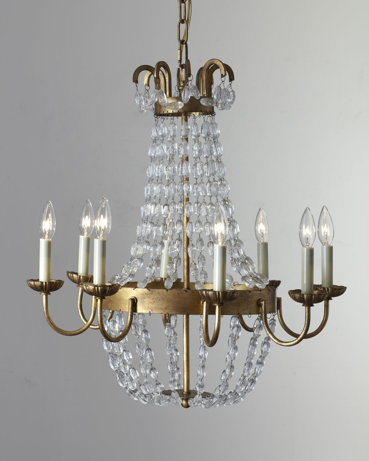 Paris Flea Market Small 8-Light Chandelier | Horchow