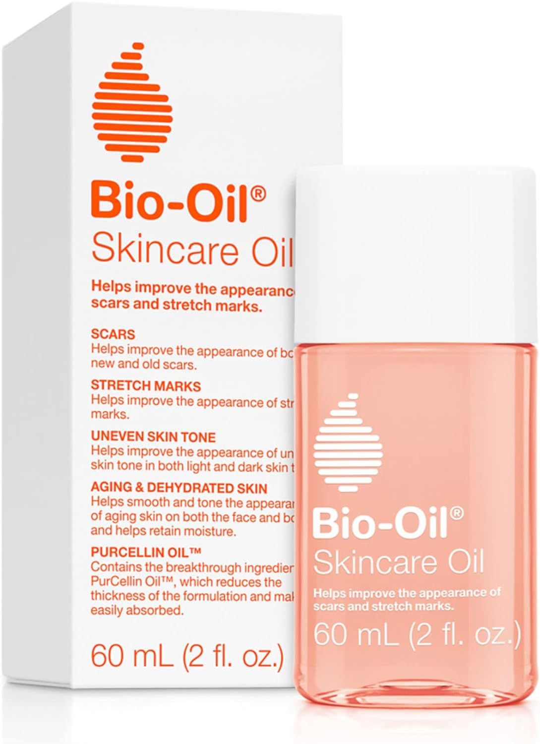 Bio-Oil Skincare Body Oil, Vitamin E, Serum for Scars & Stretchmarks, Face & Body Moisturizer, 2 ... | Amazon (US)