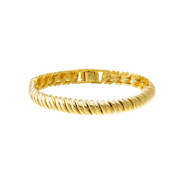 Solid Wide Link Bracelet | Adina Eden