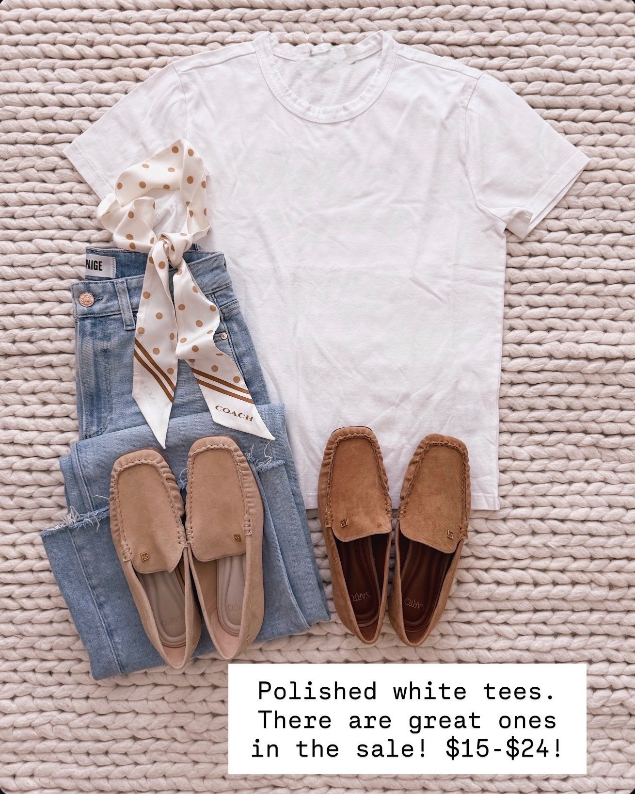 The white tees in the Nordstrom Anniversary NSale are genuinely good this year, and pairing one with straight leg jeans and suede loafers is giving quiet luxury for under $25.

#LTKSaleAlert #LTKOver40 #LTKSeasonal