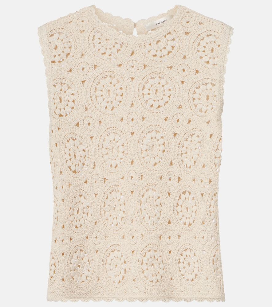 Frame The Crochet cotton top | Mytheresa (US/CA)