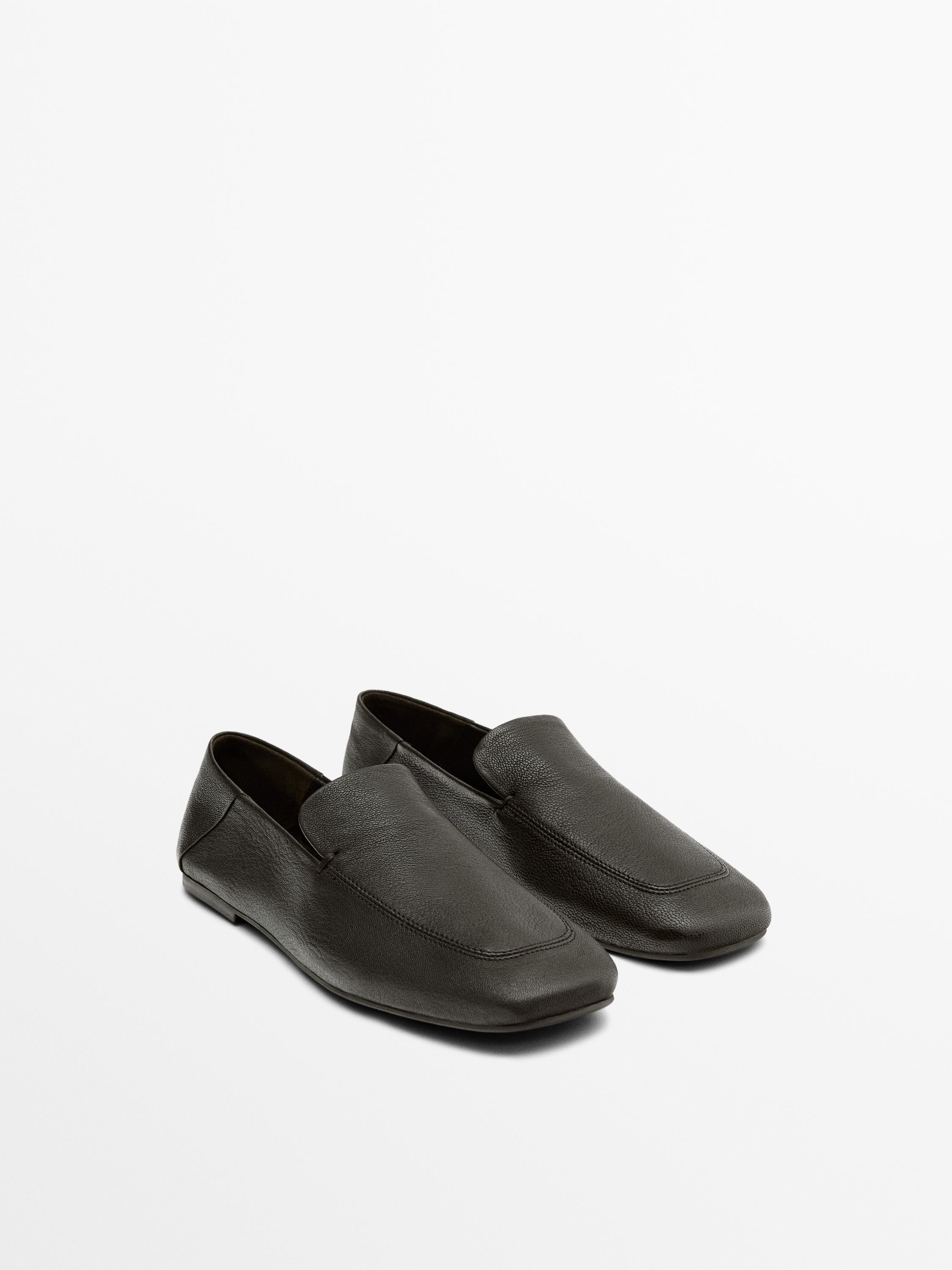 Mokassin aus weichem Leder | Massimo Dutti DE