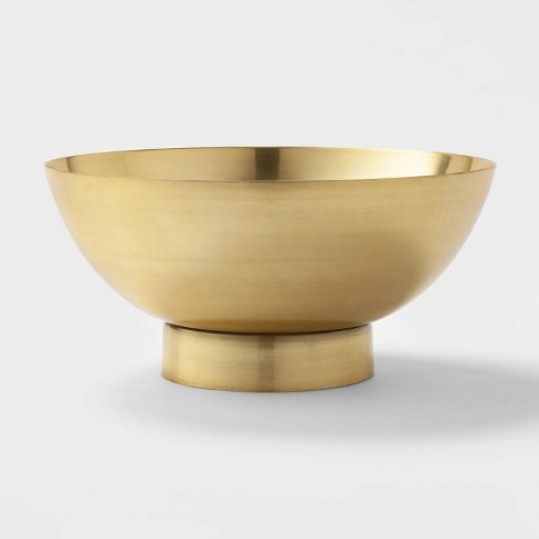 16.1" x 8.2" Decorative Brass Bowl Gold - Project 62™ | Target