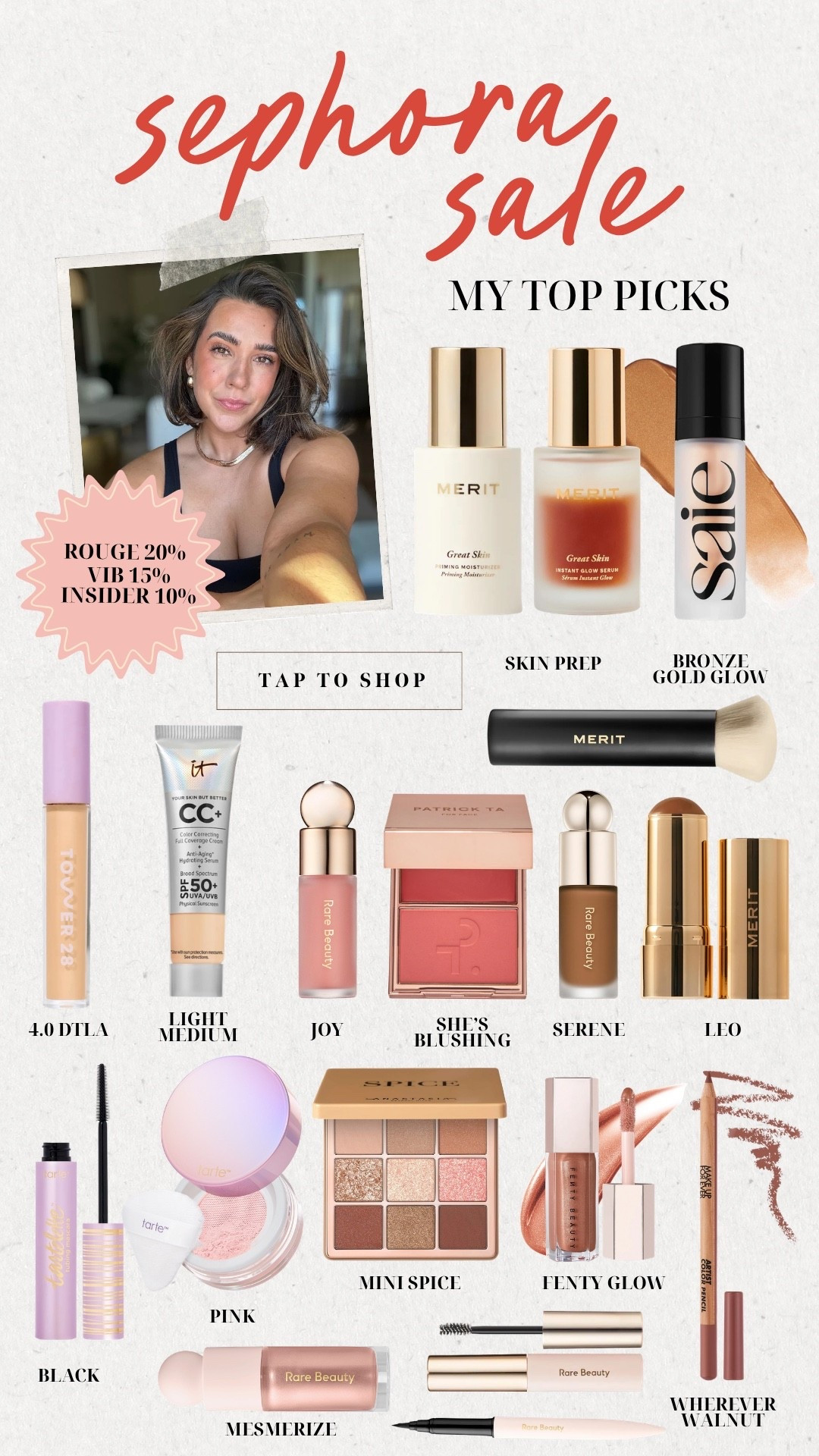 Sephora sale starts today for rouge members! Here's my favorites and my current routine for aging skin! Glowy, natural, and cleaner makeup routine. My Sephora picks! 

Aging makeup routine, middle aged makeup routine, glowy makeup, natural makeup routine, clean makeup products, Sephora sale

#LTKSaleAlert #LTKgrwm #LTKBeauty