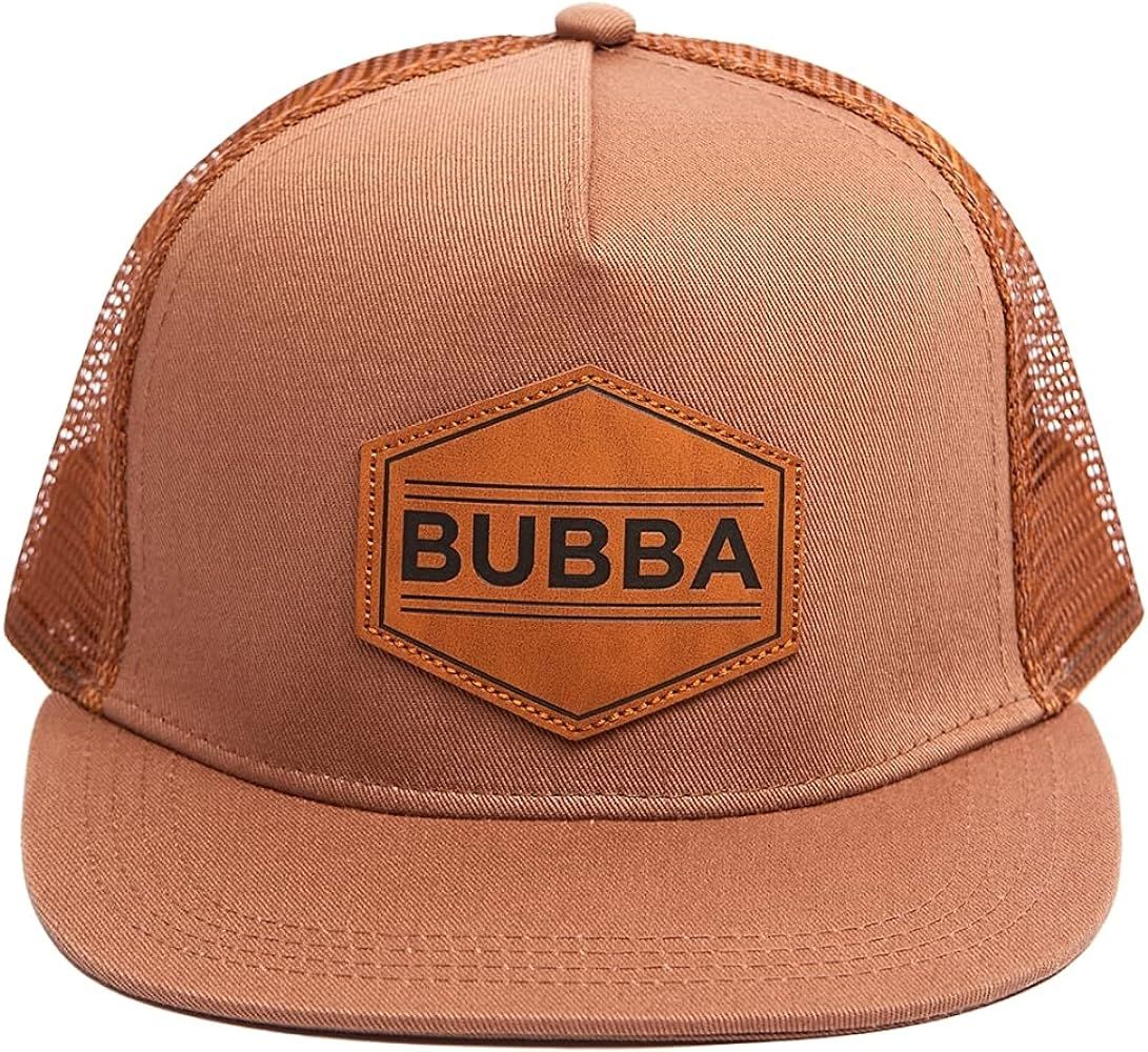 Toddler Hat - Baseball Hat - Baby Bubba Trucker Cap - Infant Newborn Youth Flat Brim Patch Sun Ha... | Amazon (US)