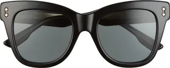 Gucci 52mm Square Cat Eye Sunglasses | Nordstrom | Nordstrom