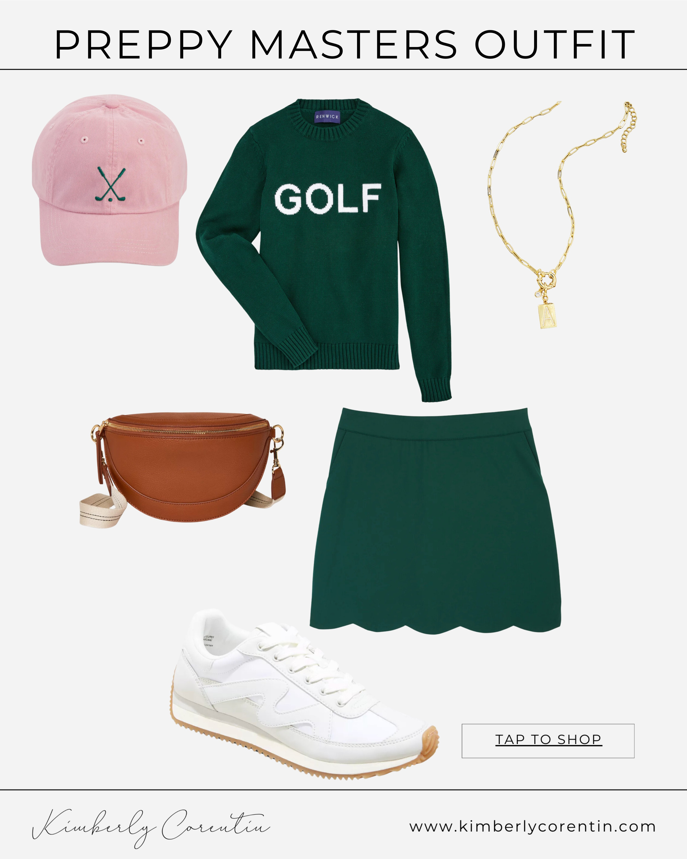 Masters outfit idea for golf tournament season! 

Golf outfit idea, spectator outfit, masters, Augusta National, target fashion, golf event outfit, white sneakers, brown crossbody, white tennis skirt, wide bring hat, gold necklace

#LTKStyleTip #LTKFindsUnder50 #LTKFindsUnder100