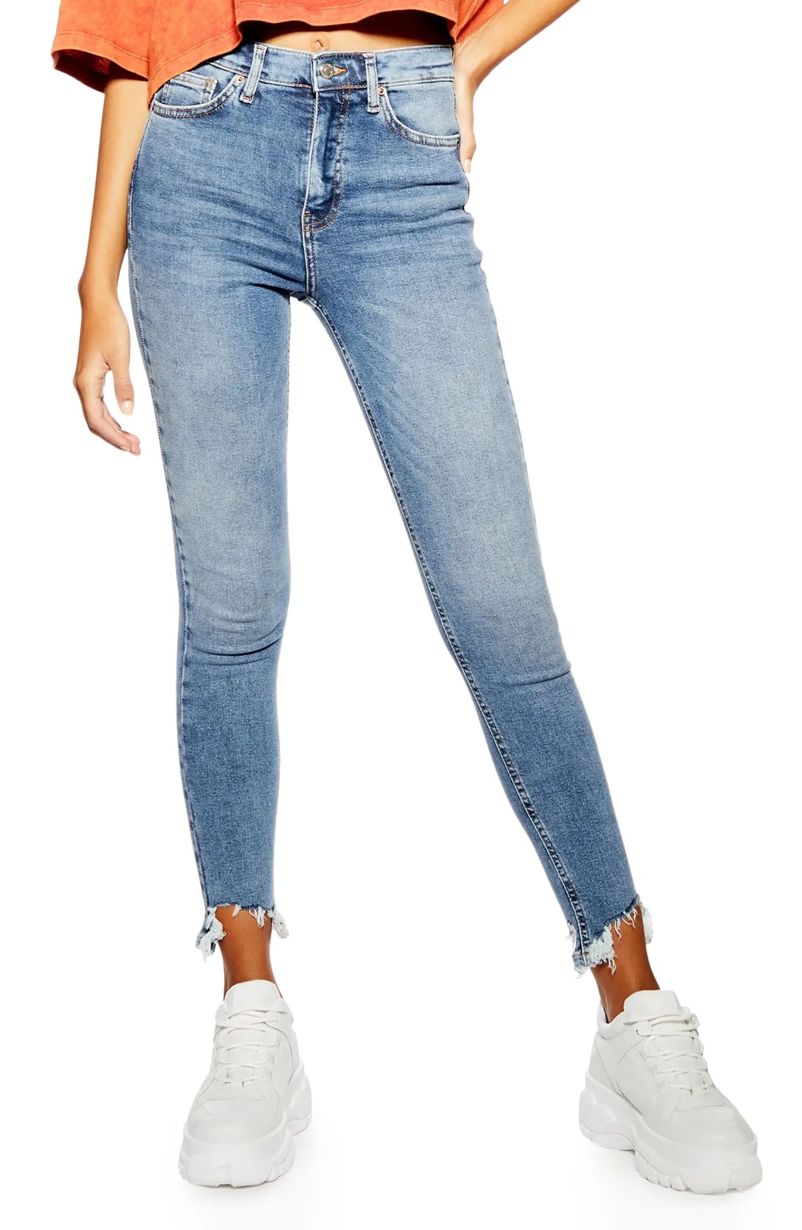 Jamie Jagged Hem Jeans | Nordstrom