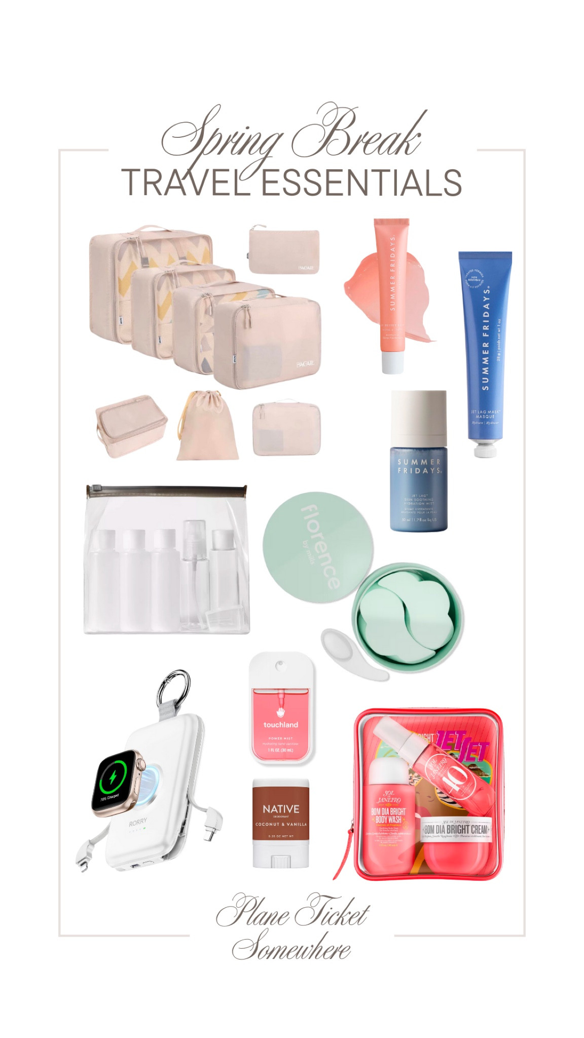 Spring break travel essentials!  

 #LTKSeasonal #LTKBeauty #LTKTravel