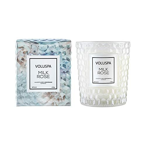 Voluspa Milk Rose, Classic Candle Jar, 6.5 Ounces, 40 Hour Burn Time, Coconut Wax for Clean Burning, Handcrafted in The USA | Amazon (US)