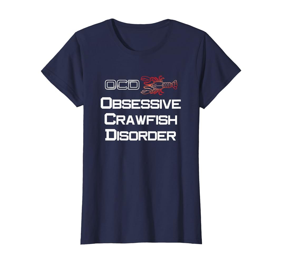 Funny Crawfish T-Shirt OCD Obsessive Crawfish Disorder Shirt T-Shirt | Amazon (US)