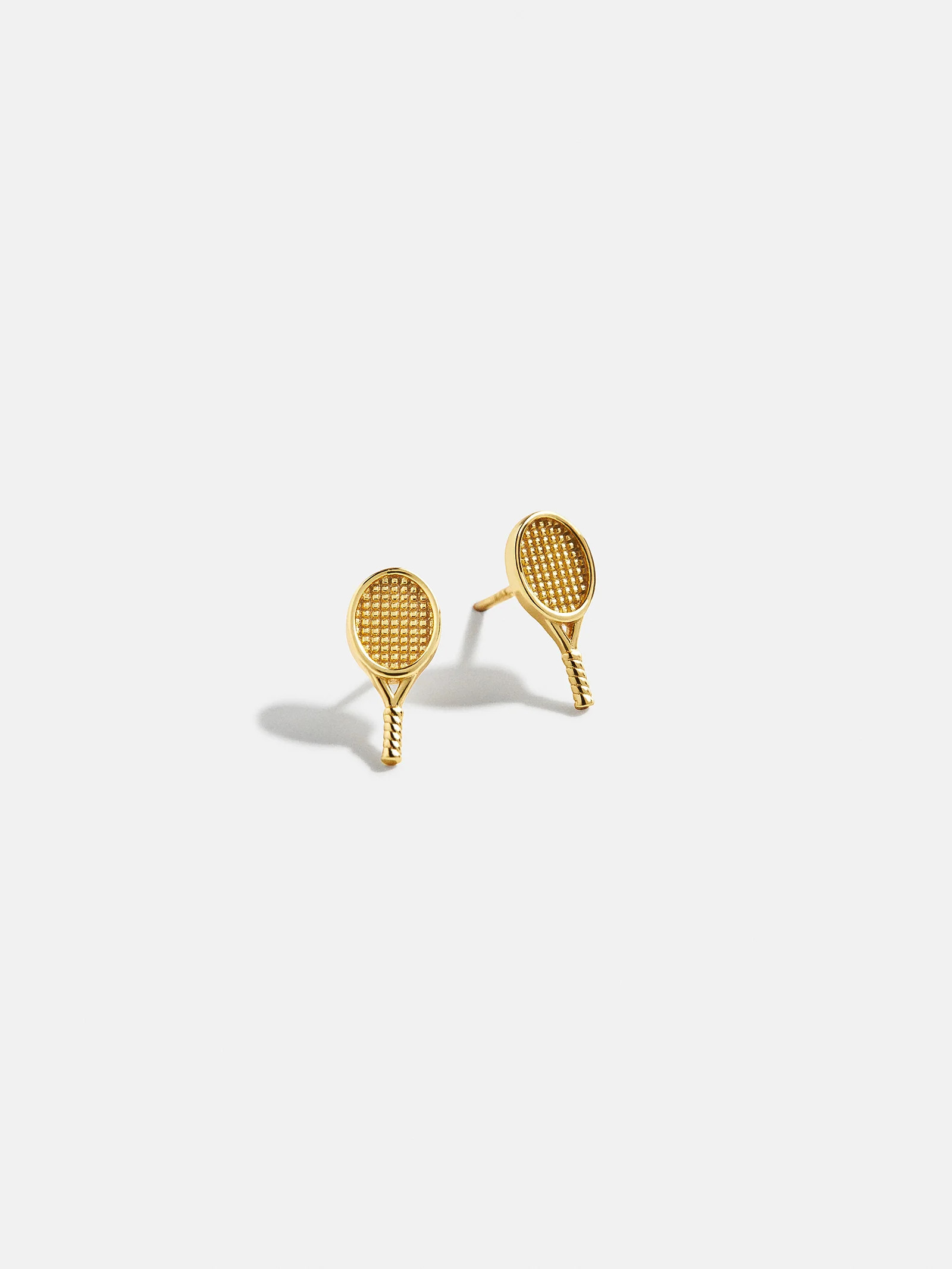 18K Gold Sports Delicate Stud - Tennis | BaubleBar