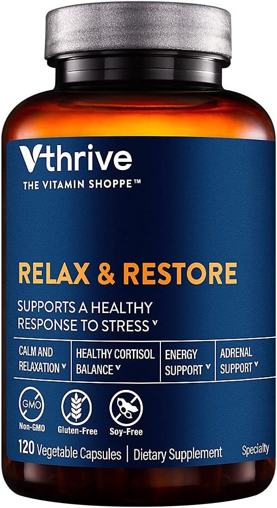 Relax and Restore Supports a Healthy Response to Stress (120 Vegetarian Capsules) | Amazon (US)
