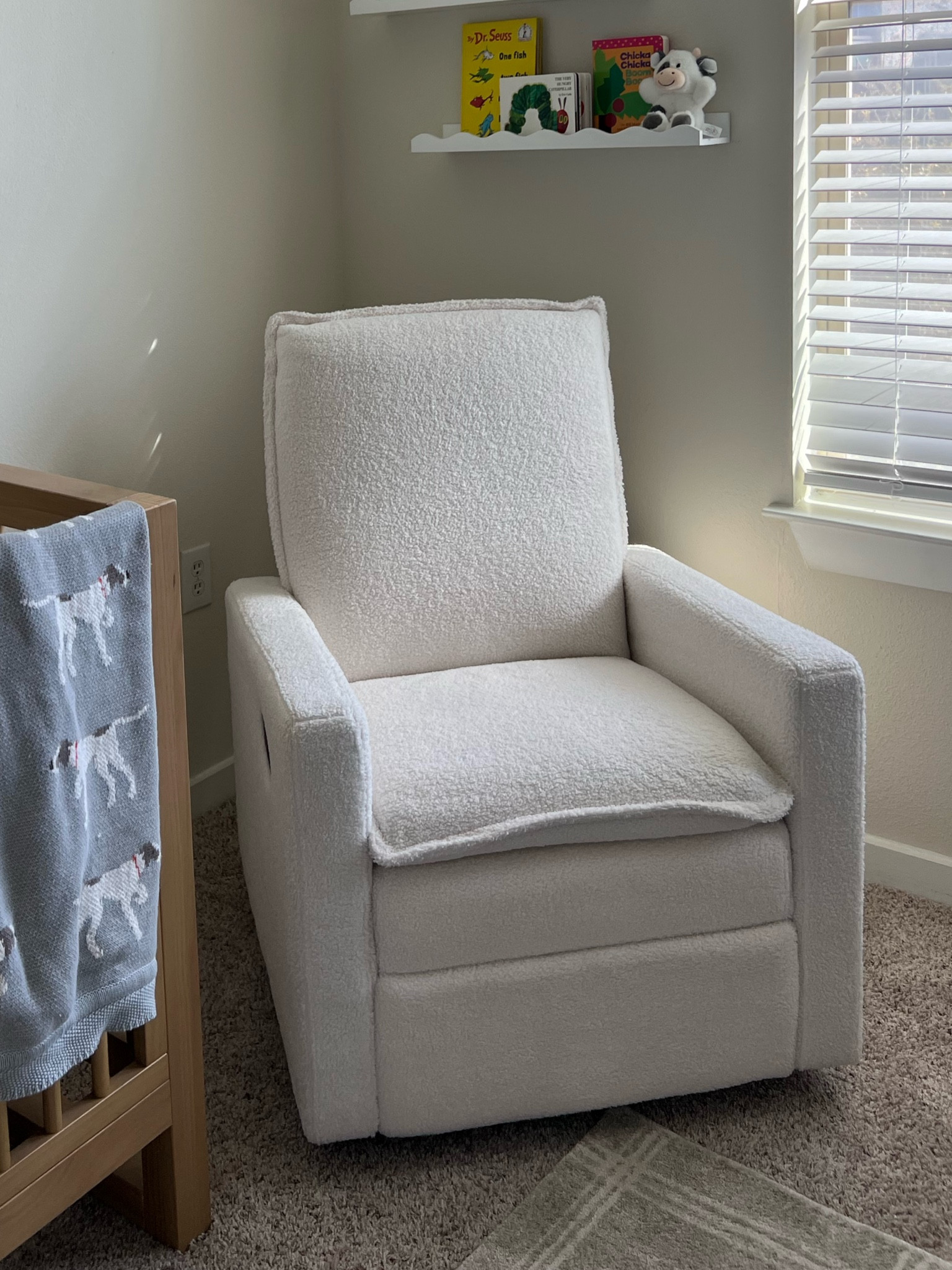 The perfect nursery recliner! So soft and cozy 🧸

#LTKBaby #LTKHome #LTKKids