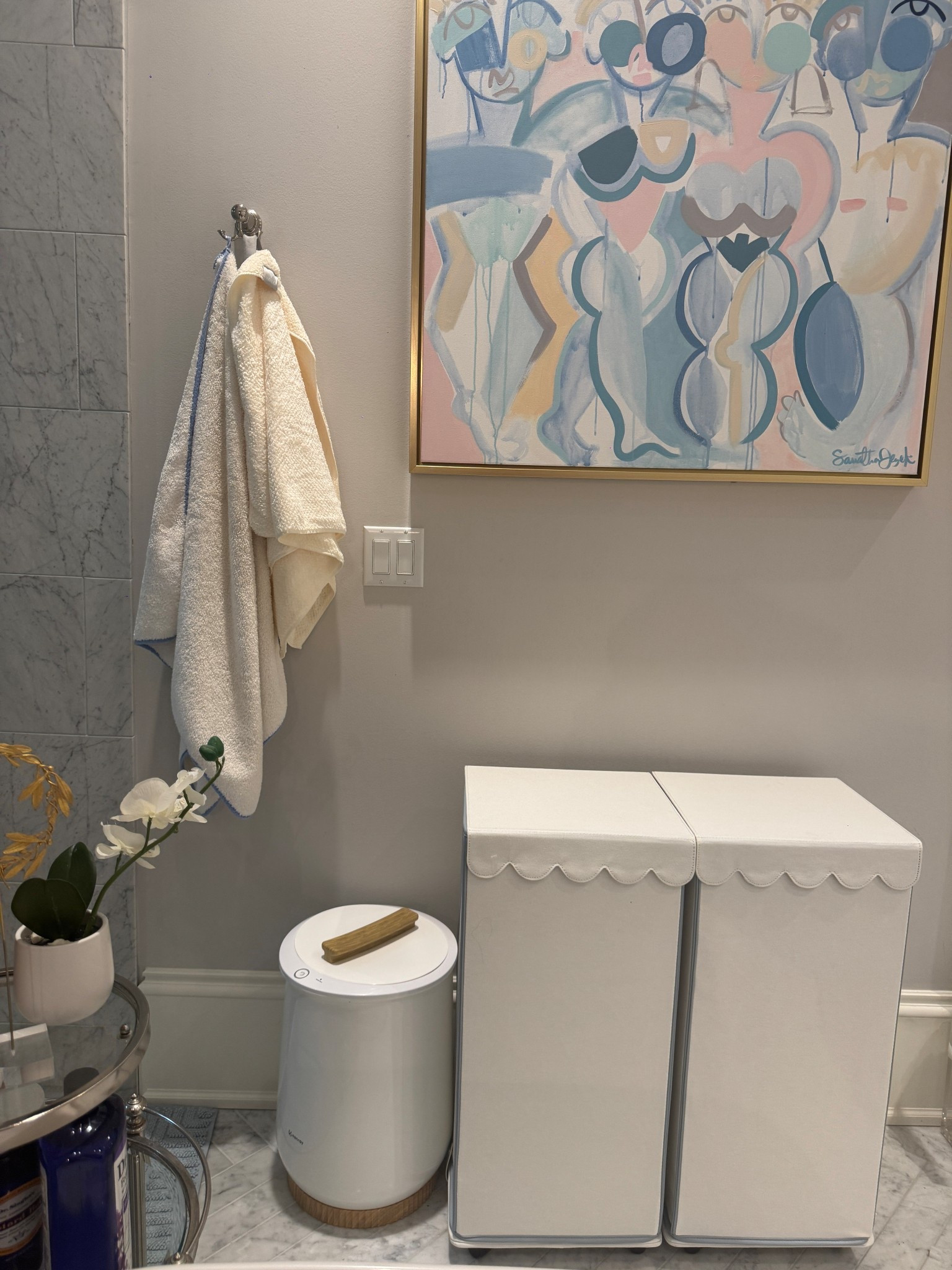 Scallop laundry hampers 

#LTKHome