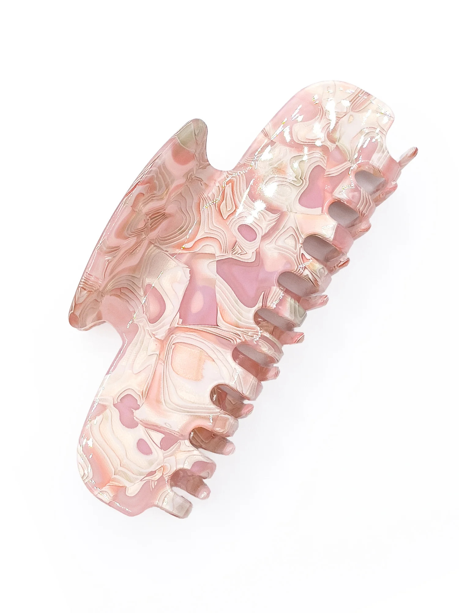 Time and Tru Women's XL Hair Claw Clip, Pink | Walmart (US)