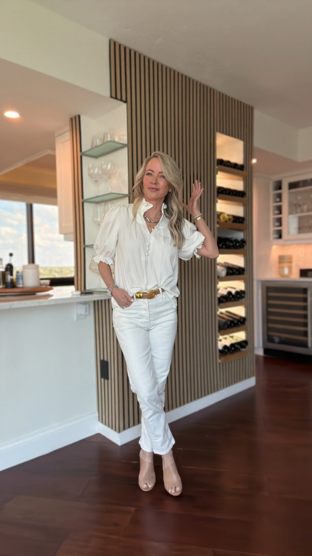 My go-to formula: feminine blouse + white denim + gold accents + neutral heel. Easy, polished, and always flattering 🤍


#LTKPetite #LTKootd #LTKOver40