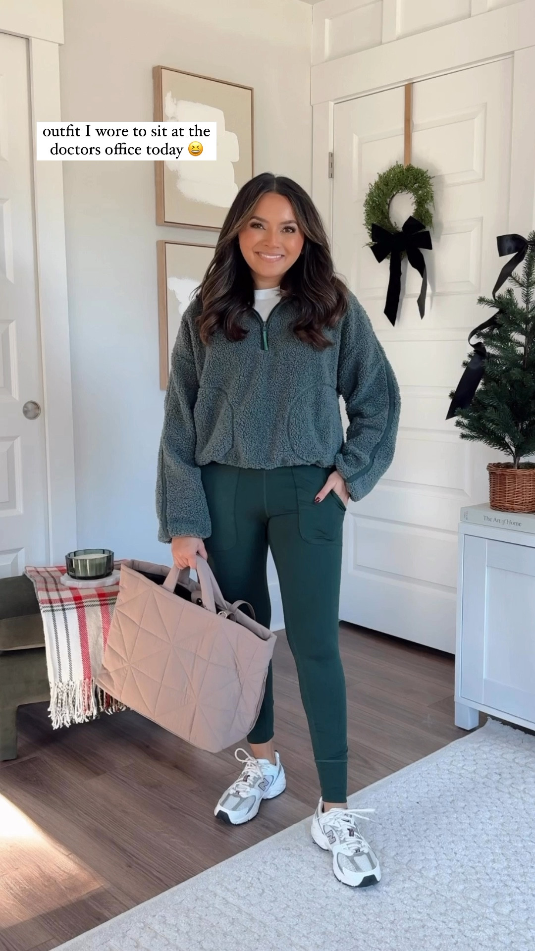 Green quarter zip size XS petite TTS
White tee size XS petite TTS 
Green leggings size small petite TTS - this fit like a legging so i went with size small instead of xs 
Gray and burgundy Sneakers size 6.5 TTS

Sneakers 
Winter Outfits 
Fall Outfits 
Activewear 
Casual Outfits 

Honey Sweet Petite 
Honeysweetpetite 


Comment SHOP below to receive a DM with the link to shop this post on my LTK ⬇ https://liketk.it/4WbFb #ltkstyletip #ltkactive #ltkseasonal

#LTKSaleAlert #LTKHoliday #LTKStyleTip