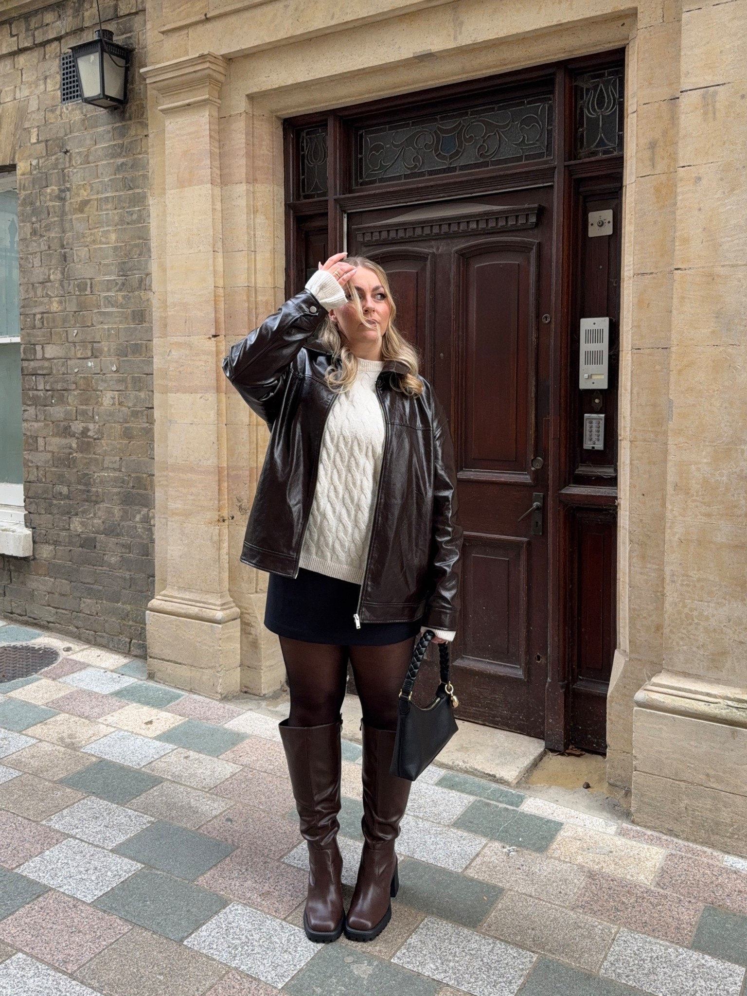 Day 9 and recreating a classic Pinterest look 📌🤎🫶🏻

#LTKootd #LTKMidsize #LTKgrwm