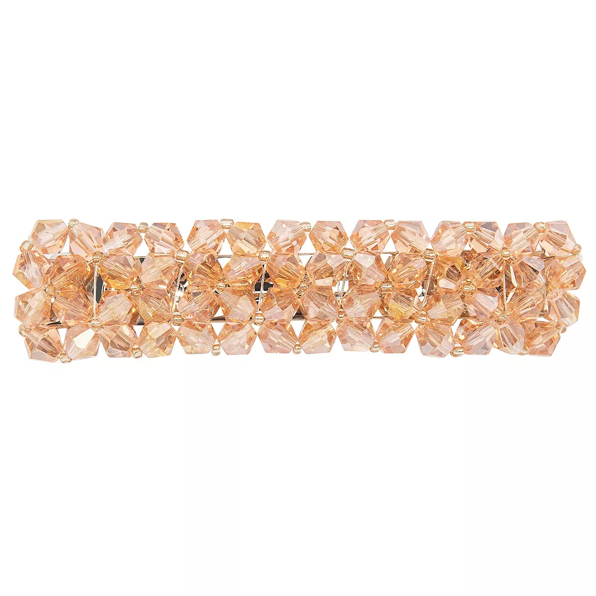 LC Lauren Conrad Pink Beaded Barrette Hair Clip | Kohl's