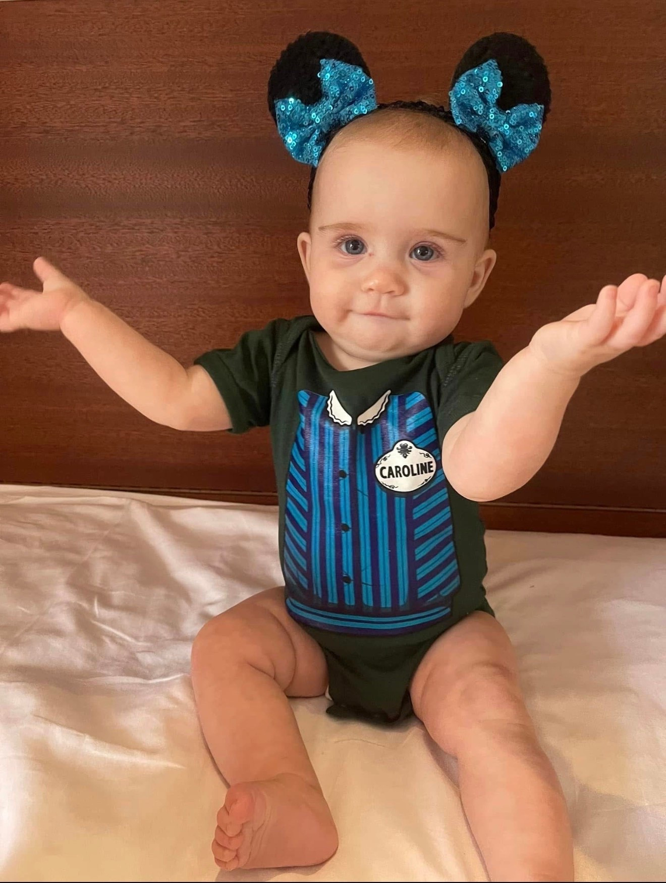 👻 Disney Baby Halloween Throwback 🩵✨

A little Disney throwback that still makes me smile! 🥹✨ Caroline’s Haunted Mansion Cast Member-inspired outfit was just too cute not to share again. The personalized onesie and sparkly mouse ears made the sweetest combo for our Disney trip, and these are still such fun finds if you’re planning a Disney vacation or Halloween visit to the parks. 🏰💙

If you’re heading to Mickey’s Not-So-Scary Halloween Party, planning a family Disney trip, or just love magical Halloween outfits for little ones, these pieces are adorable and timeless!

Disney baby outfit • Haunted Mansion outfit • Disney Halloween • Mickey ears • Disney vacation outfit • baby Disney style • personalized baby onesie • Disney parks outfit • toddler Disney outfit • family Disney vacation • Disney Halloween costume • magical memories ✨

#LTKTravel #LTKBaby #LTKKids