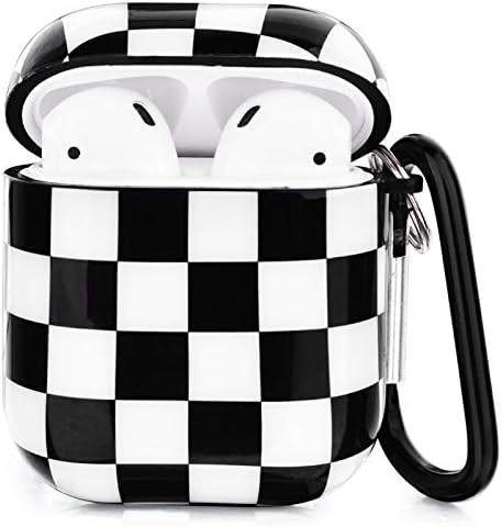 CAGOS for Airpods Case, Cute Marble Protective Hard Cover with Keychain Compatible with Apple Airpod | Amazon (US)