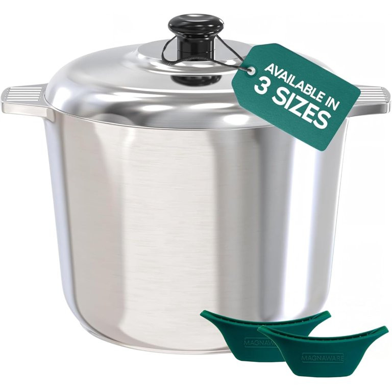 MAGNAWARE Cast Aluminum Stock Pot - Even Heat Distribution - Lightweight (14 Quart) | Walmart (US)