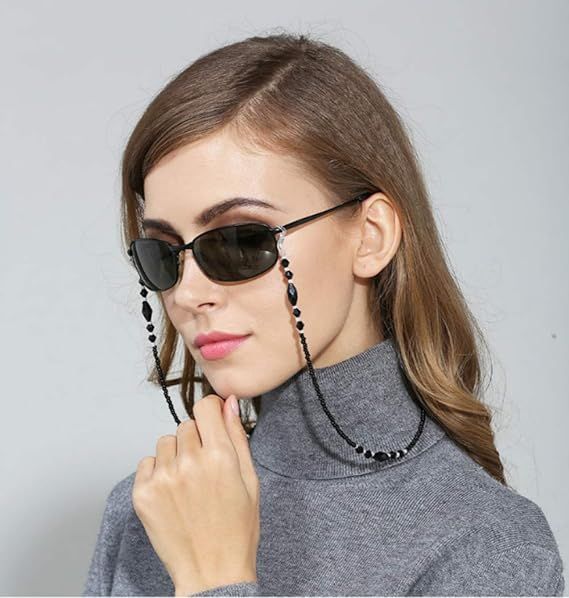 Cathercing Fashion Eyeglass Chains Necklace Beaded Eyewear Retainer Reading Eyeglass Holder Strap... | Amazon (US)