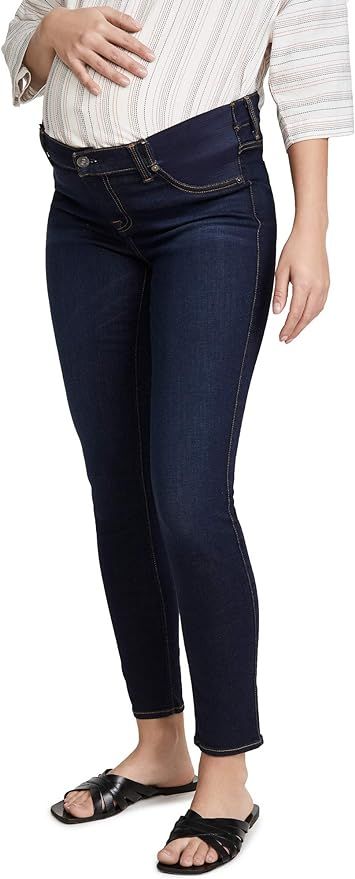 7 For All Mankind Women's The Ankle Skinny Maternity Jeans | Amazon (US)