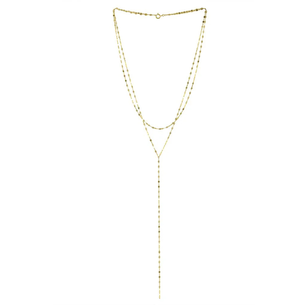 Olivia Double Y Necklace | Stephanie Gottlieb Fine Jewelry