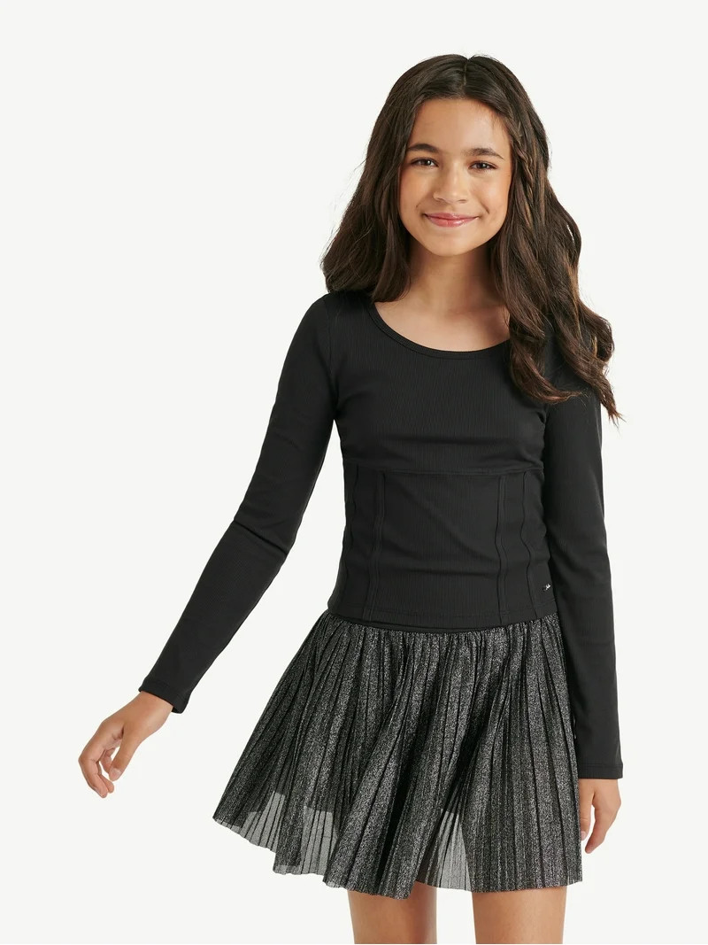 Justice Girls Base Layer Top, Sizes XS - XLP | Walmart (US)