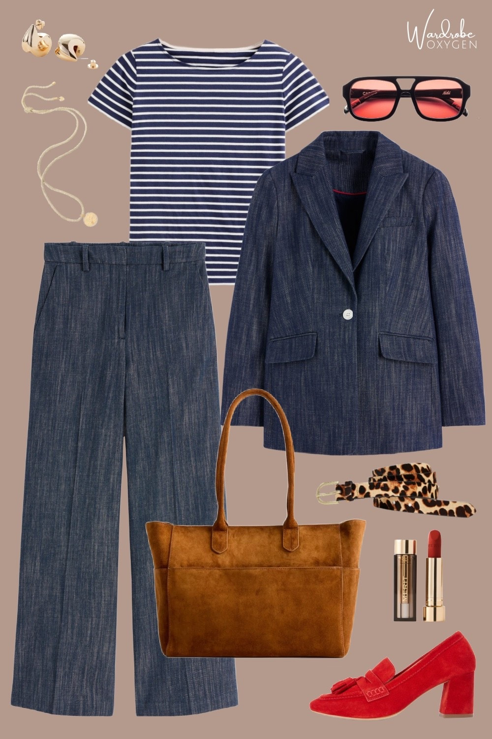 I saw this @boden  denim twill pantsuit in its New Arrivals and couldn't not style it with some classic pieces that look so on trend now but will remain chic for many seasons to come. Shop the look: 

#LTKMidsize #LTKStyleTip #LTKOver40