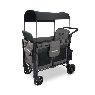 WONDERFOLD W2 Elite Pro Wagon Stroller - Charcoal Gray | Target