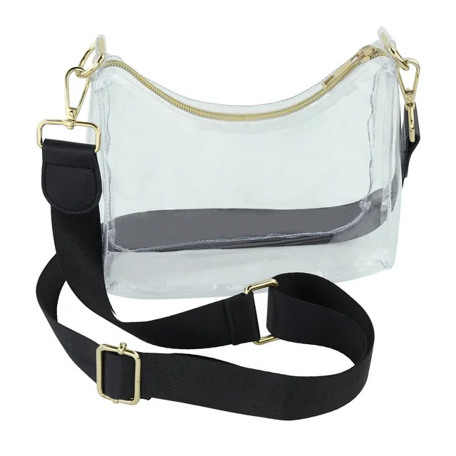 Hello Hobby Clear Crossbody Handbag, Customizable Transparent Purse for Stadiums, Concerts, and E... | Walmart (US)