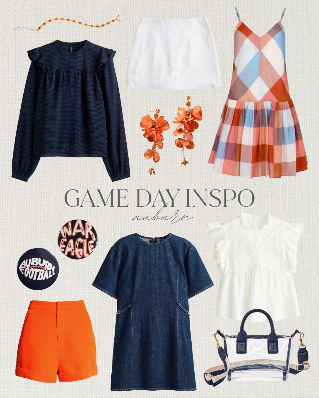 Auburn game day outfit inspo!

Loverly Grey, game day looks, Auburn, blue, orange, pre fall, game day outfit 

#LTKStyleTip #LTKSeasonal