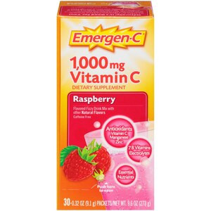 Emergen-C Vitamin C, 30CT, Raspberry | CVS Health